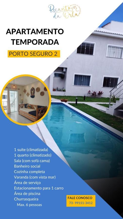 Recanto Da Orla - Apartamento Lindo E Vista Mar - 2 Quartos Πόρτο Σεγκούρο Εξωτερικό φωτογραφία